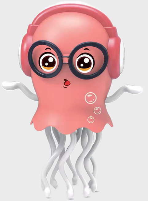 춤추는 문어 대왕 문어 토이 댄싱인형 움직이는 인형 장난감 뮤직 댄스 배틀 음악 움파둠파, 그린