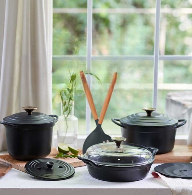 [슈퍼HOT][BEKA] 베카 질화처리 시즈닝 무쇠 라이스팟+스테이크팬 6종 세트 BEKA-SID600, 1개