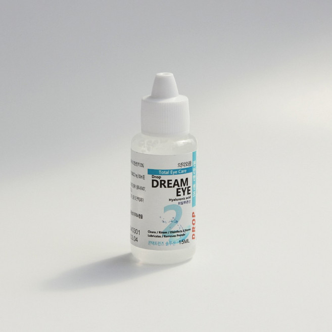 히알루론산 렌즈 세척액 습윤 드롭 드림아이, 15ml, 1개