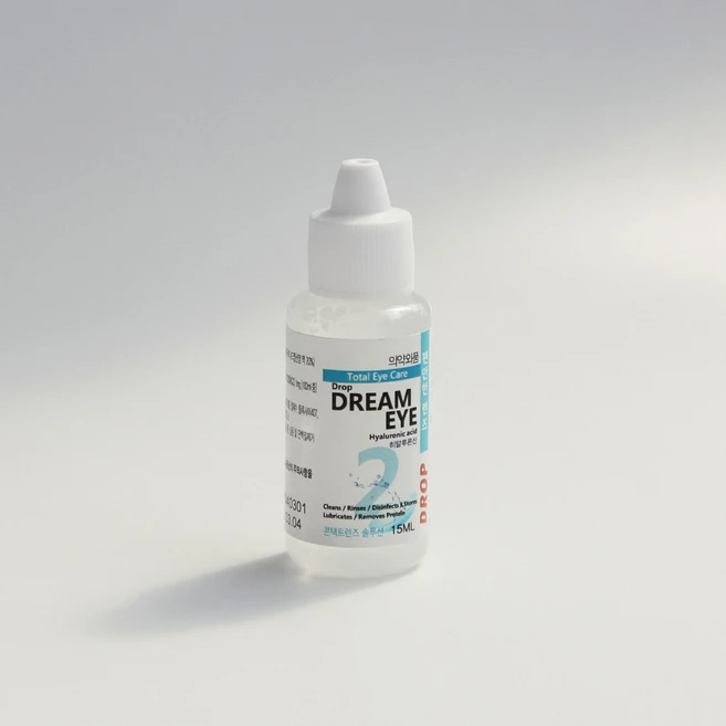 히알루론산 렌즈 세척액 습윤 드롭 드림아이, 15ml, 1개 - 쿠팡