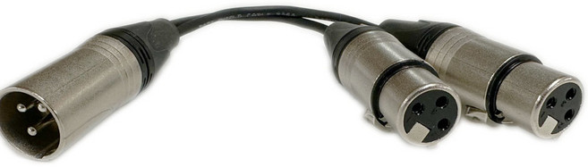 XLR 캐논잭 Y자 분배기 멀티 더블잭 MGM-02