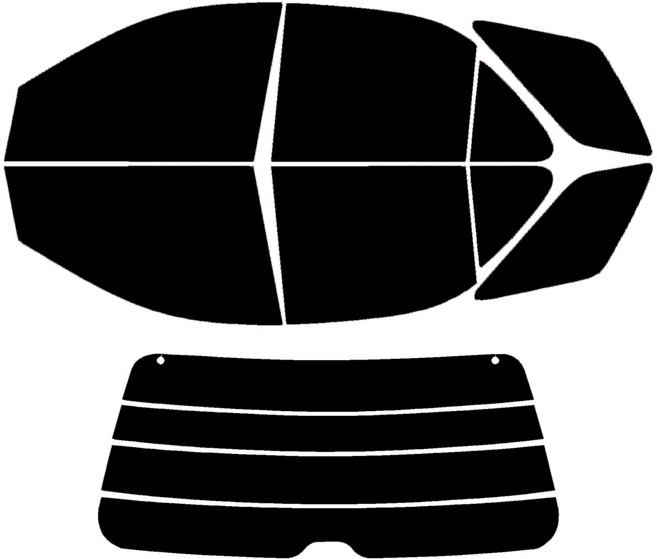 로톰 쏘렌토 측후면 썬팅필름 DIY 셀프 열차단 썬팅지, 기아 쏘렌토 (02-09), RTF-7S 05 (진함), 기아