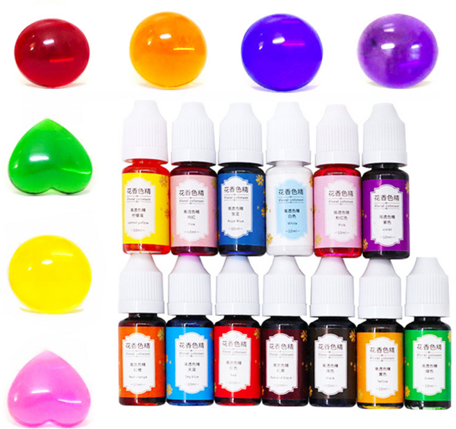 [드그라쎄] 레진 공예 조색제 13색 uv레진 크리스탈 에폭시, 14.13색 세트, 1개