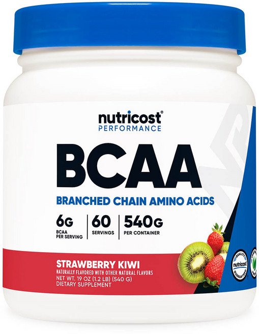 BCAA 파우더 60회분 딸기 키위맛 1병, 540g, 1개