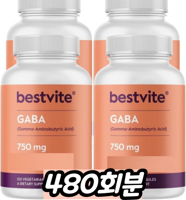 BESTVITE 가바 750mg, 1개, 480회분