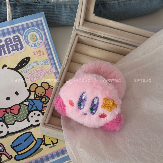 별의커비 헤어끈 헤어핀 2종