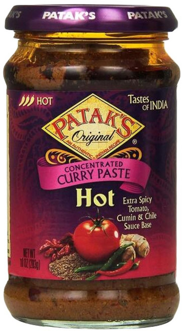 파탁스 커리 페이스트 엑스트라 핫(10온스), 1개, 283g