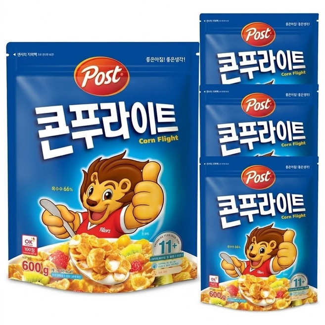 포스트 콘푸라이트 600g 4개