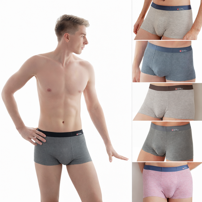 스위스밀리터리 뱀부 심리스 무봉제 남자팬티 드로즈 4장 6장세트