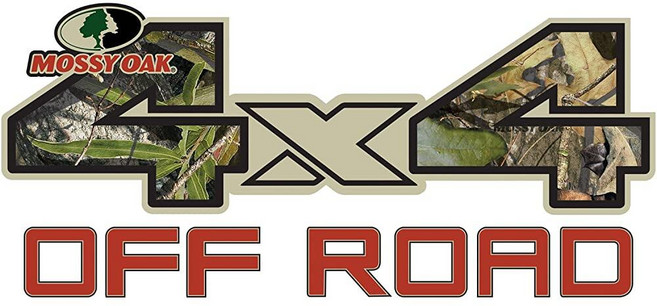 Mossy Oak Graphics 13002-OB-S Obsession 17.8cm x 7.6cm 4x4 오프로드 스타일 데칼, 1개