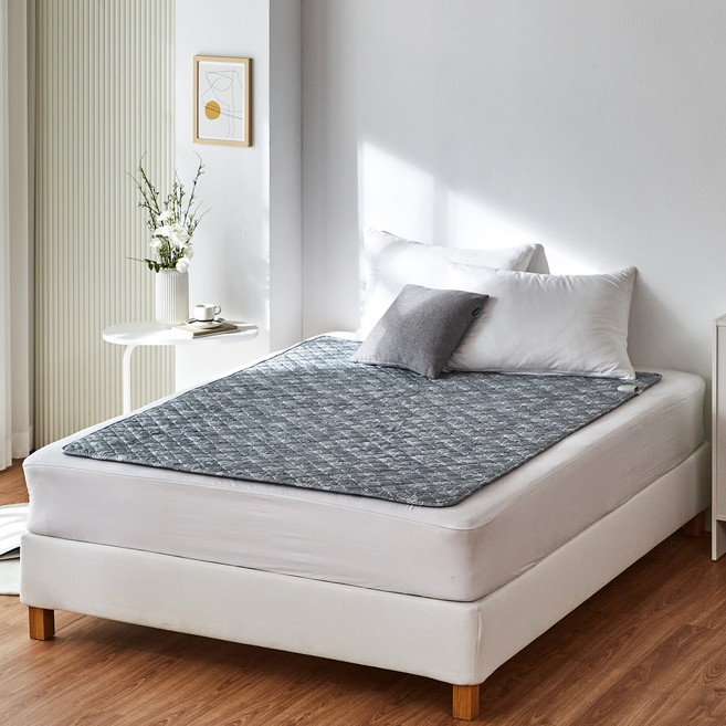 [2026년형] 한일의료기 원적외선 프리미엄 탄소열선 전기요 그레이 트리 (대형 2인용 135*180 CM), 135 x 180cm