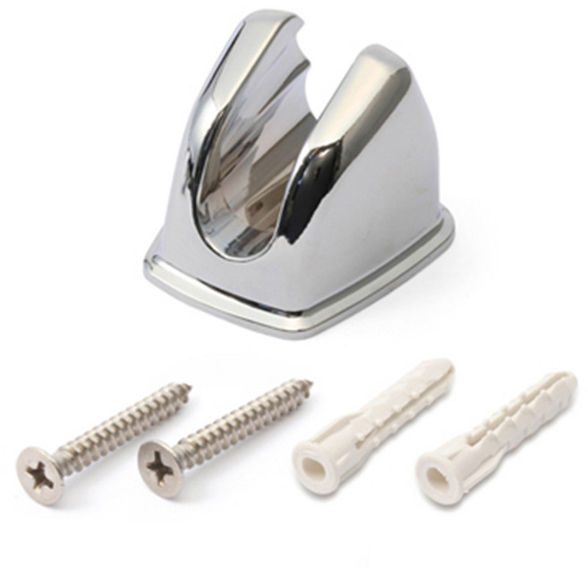 정담 샤워기 거치대 홀더, 실버