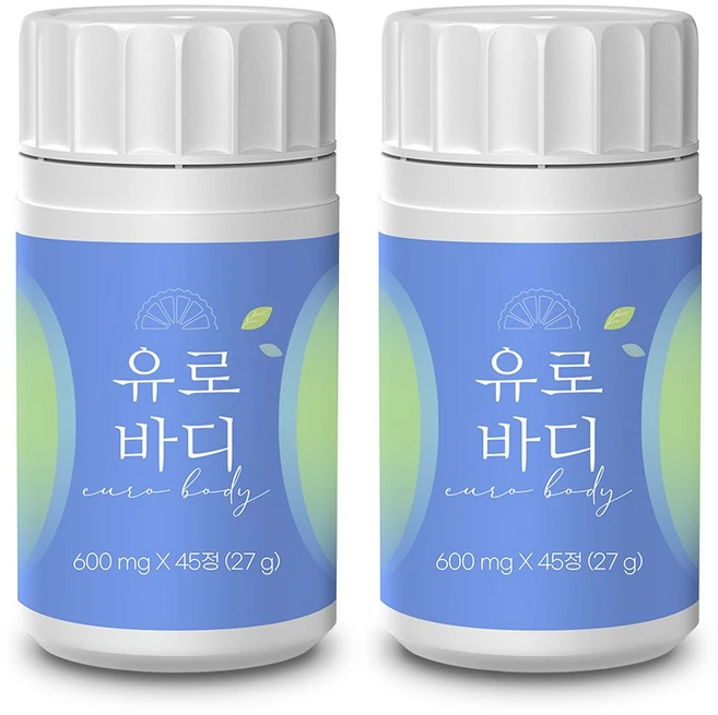 본사출고 유로바디 베르가못, 2개, 45정 - 쿠팡