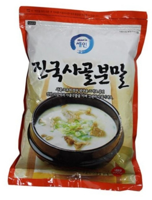진국 사골 분말 육수 베이스 업소용 가정용 조미료 500g 육수 만둣국