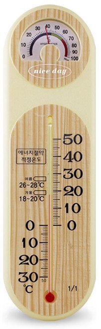 화성 아날로그 온습도계 N500 온도계, 쿠팡50억 본상품선택, 1개