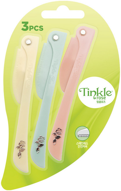 도루코 팅클로즈 3개 눈썹면도기 LI0002-3B gil, 팅클 로즈 접이식 눈썹칼, 1개
