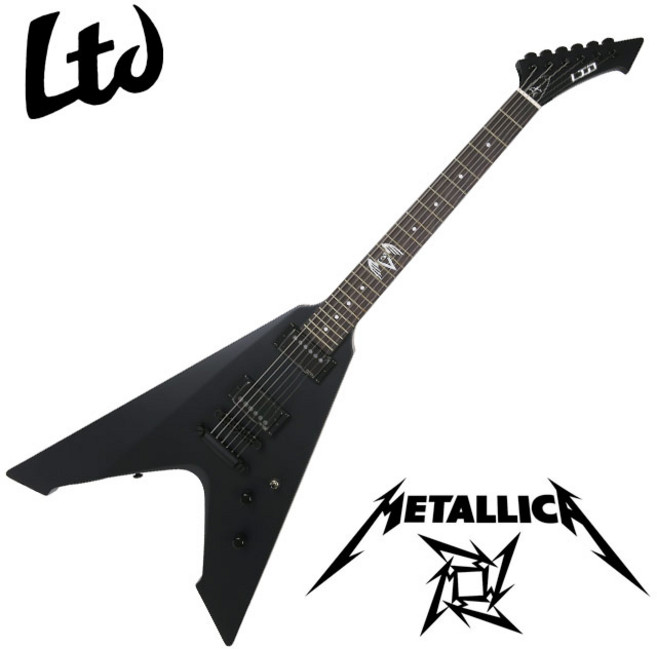 [LTD] James Hetfield VULTURE Electric Guitar I LTD 제임스 헷필드 일렉기타 - Black Satin