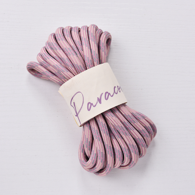 6mm 나선형 무광 파라코드 5m 소분 배색 로프 아웃도어 마크라메 재료, 07.크리미 아이스크림