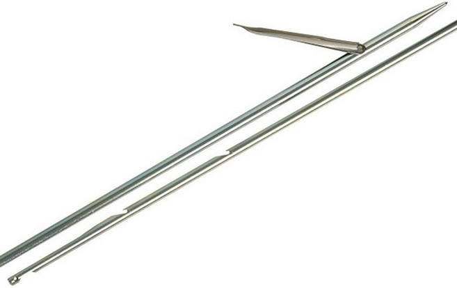 Cressi Barracuda 17-4 PH 노치 샤프트 스피어건 샤프트 금속 90cm