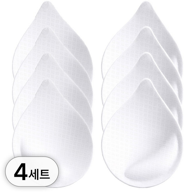 라뷰드 4세트 볼륨업 물방울 브라 패드 속옷 여성 일체형 볼륨 심리스 브라캡 브라뽕 교체용 분리형 브라자 브래지어