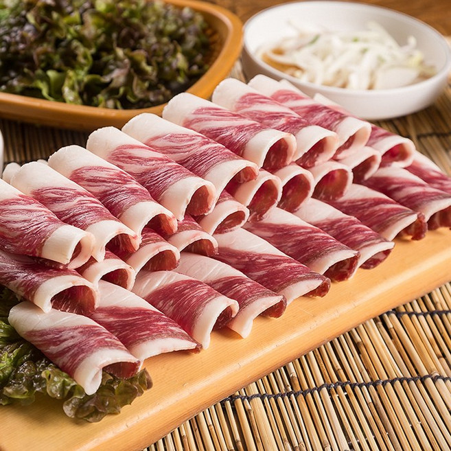 한우 차돌박이 구이용 찌개용 샤브샤브, 2개, 200g