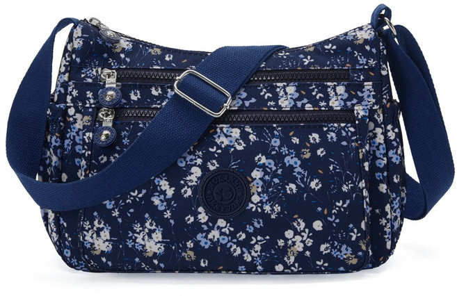 애드에딧 여성용 나일론 컬러그램 크로스백