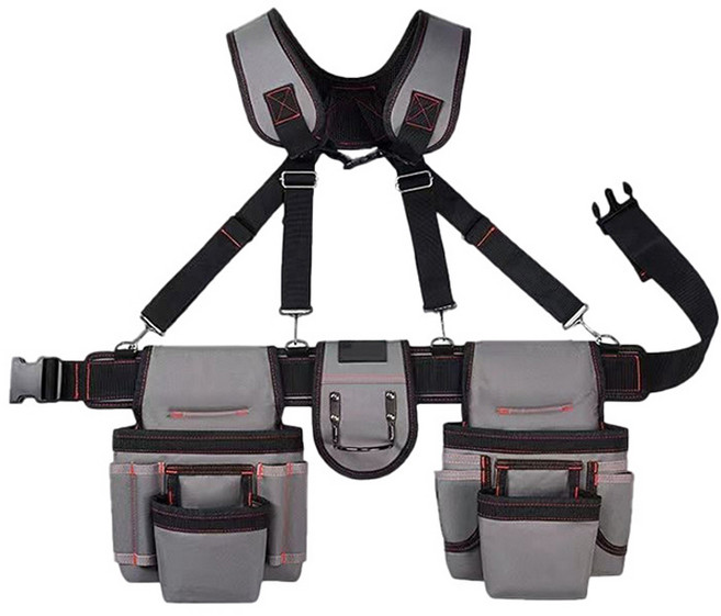 로한 프리미엄 다용도 내외부 인테리어 공사용 공구벨트, 1개