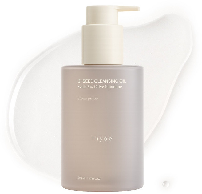 인요에 올리브 스쿠알란 3 씨드 클렌징 오일 200ML, 피부관리 인요에 올리브 스쿠알란 3 씨드 클렌징 오일, 1개