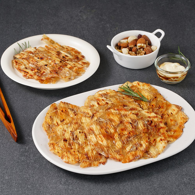 [더주] 화덕에 구워 냄새없는 개별진공 쥐포, 1개, 20장 (440g 내외)