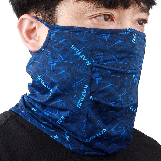 KATTUS 스텔스 2 in 1 고급형 쿨 냉감마스크 바라클라바 오토바이마스크 자외선차단마스크 메쉬 자전거 마스크 복면 낚시 멀티스카프 냉감멀티스카프 쿨햇빛가리개 쿨링 햇빛가리개, 네이비, 1개