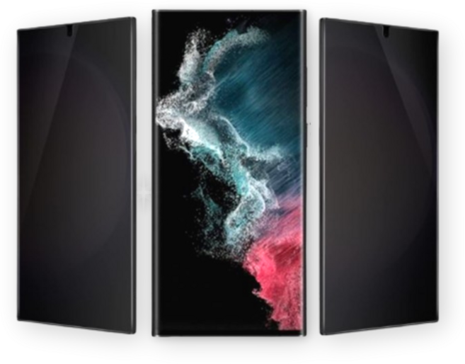 원스트 갤럭시 S22 울트라 고화질 HD 사생활 보호필름 프라이버시 유분 스크레치 방지 충격 흡수, 1개