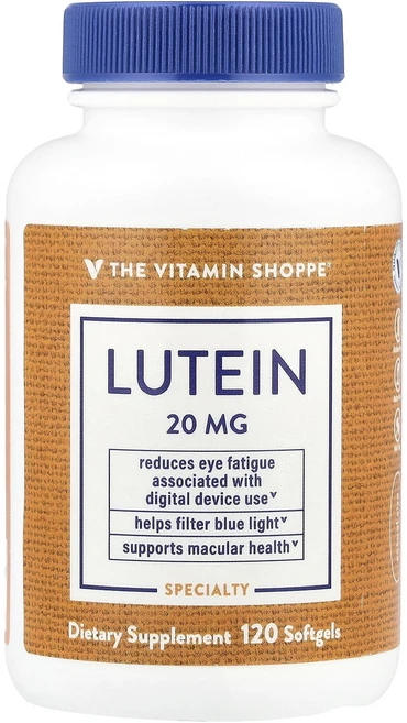 몸관리하세요 겨울입니다 The Vitamin Shoppe 루테인 20mg 소프트젤 120정 특별관리진행, TheVitaminShoppe루테인20mg소프트젤120, 1개 - 쿠팡