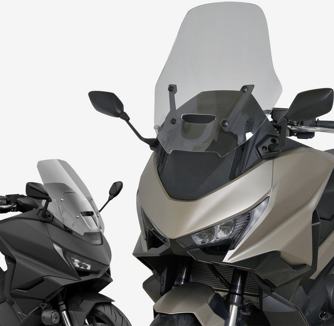 25년-26년 혼다 포르자750 JIC 튜닝 윈드스크린 바람막이 클리어, 1개