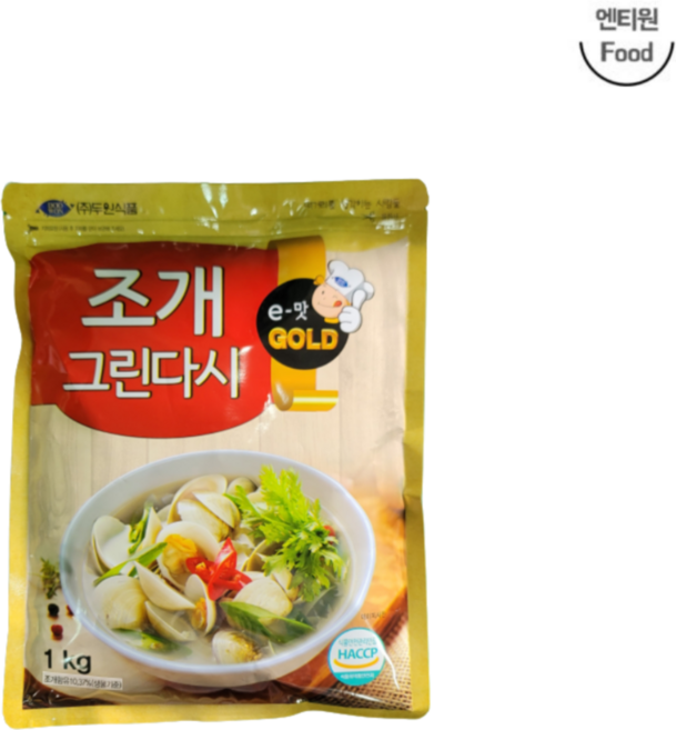 두원 조개 그린다시, 1kg, 8개