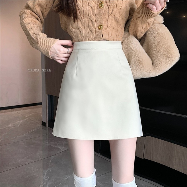 杜達女孩 秋冬毛呢合身短裙