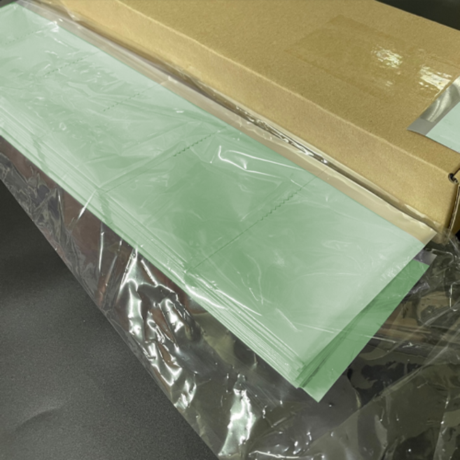 PET칼라알루미늄지(그린) 세로중 6포 약포지(67*89) - 성림 약포지(약봉투), 200개