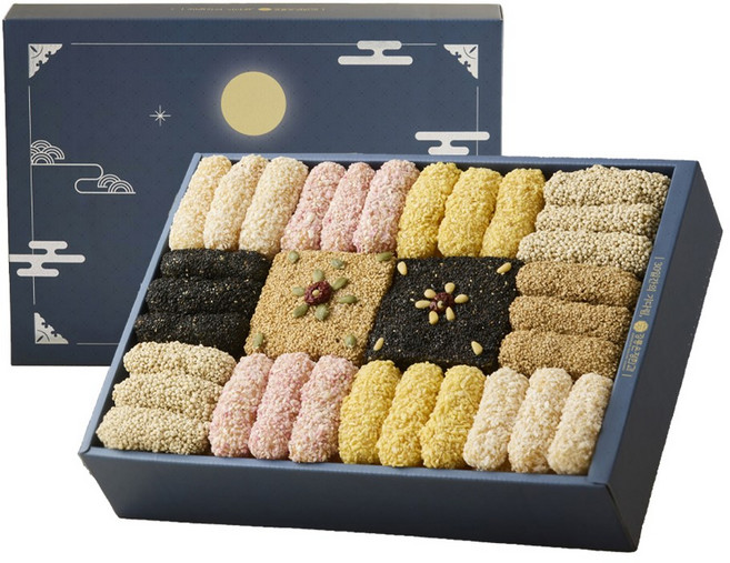 강릉은정한과 만월 3단 선물세트 실크보자기 포장 전통유과 답례품 상견례선물 명절 설날 추석선물 부모님선물 고급선물세트, 본상품, 1세트, 1kg