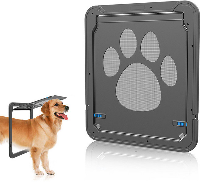 방묘문 방묘창 고양이울타리 안전문 강아지펜스 펫도어 딩동펫 프리미엄 반자동 애견용 안전문, 1개