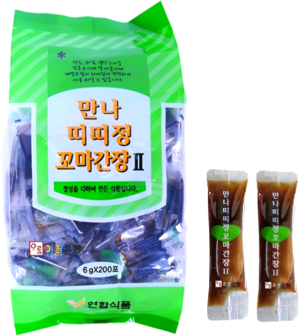 연합식품 만나 띠띠정 꼬마간장, 1개, 1.2kg