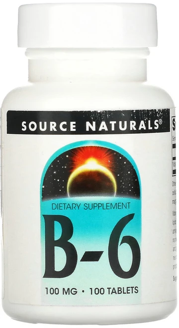 소스내츄럴스 105480 B6 100mg 100정, 1개 - 쿠팡