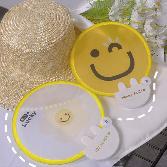 [테디브라더] 접이식 미니 부채 원터치 포켓 휴대용 손부채 캐릭터 (당일발송), 1개, 디노