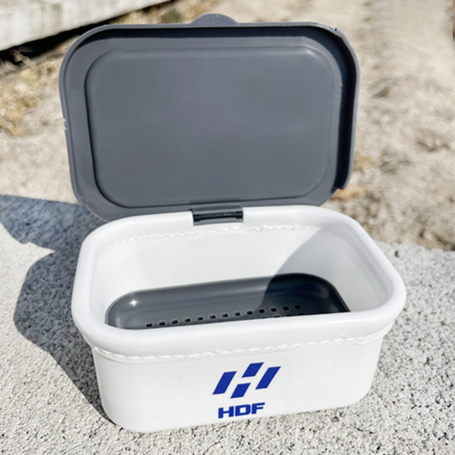 해동 HT-1042~4 카리스마 사각 EVA 미끼통, 화이트, 1개