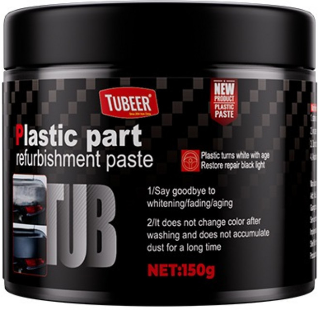 TUBER 塑料翻新劑 車用塑料還原劑, 1個, 01. 150ml 橡塑翻新膏