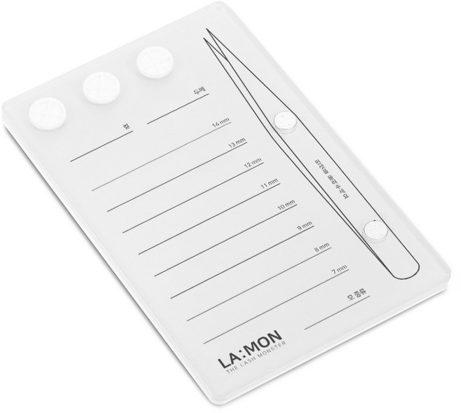 래쉬몬스터 속눈썹연장 마그네틱 멀티 팔레트 속눈썹아크릴팔레트 속눈썹연장아크릴패드, 1개, 혼합색상