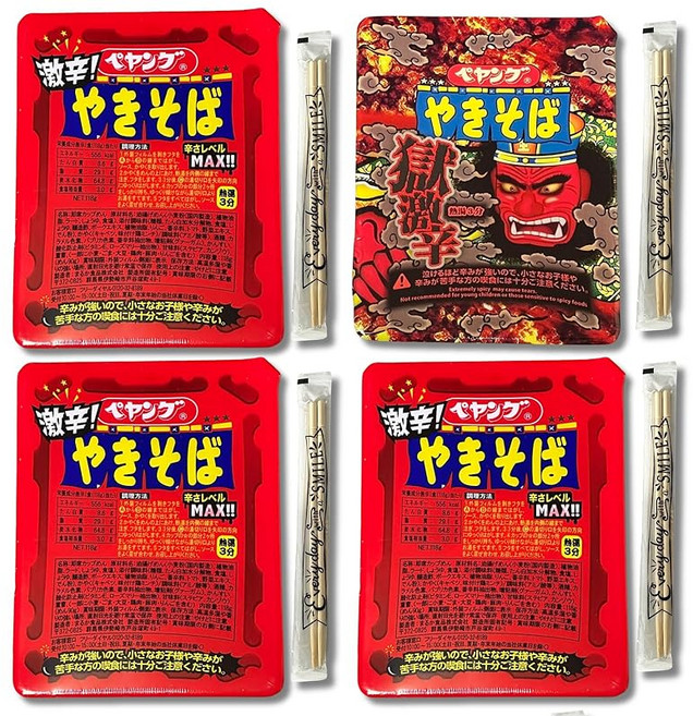 Pikotta 매운 것을 좋아한다. 야키소바 감자 세트 3상자 옥 격신 1상자 분할 4식, 1개, 1g