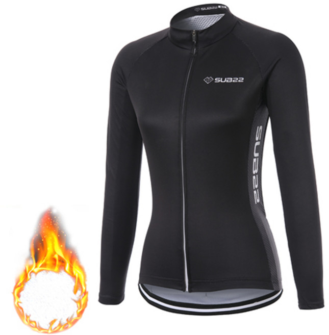 서브22 여성 자전거옷 라이딩복 기모 져지