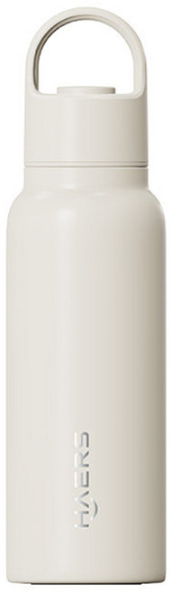 LUMANOKI 초간편 원터치 스포티 핸들 이중진공 보온보냉 대용량 텀블러, 1개, 660ml, 화이트