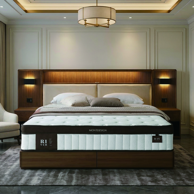 [방문설치배송] 몬트디자인 리버 매트리스 30cm 호텔식 미디엄 하드, 중간 단단함