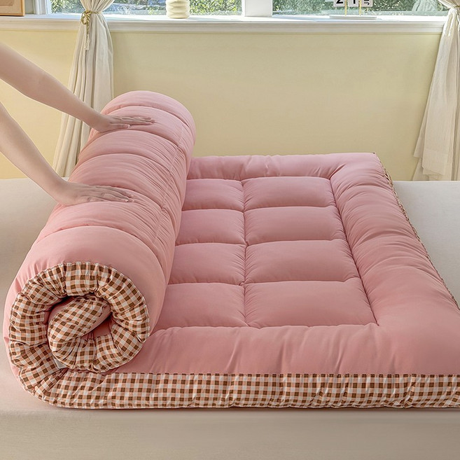 Beya 大豆纖維柔軟床墊, 素色粉色