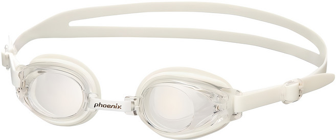 피닉스 아동용 노미러 수경 PN-509J, White, 1개
